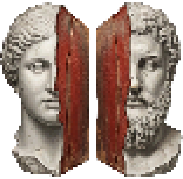 Split statue