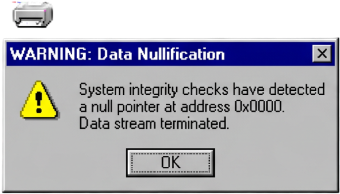 data null