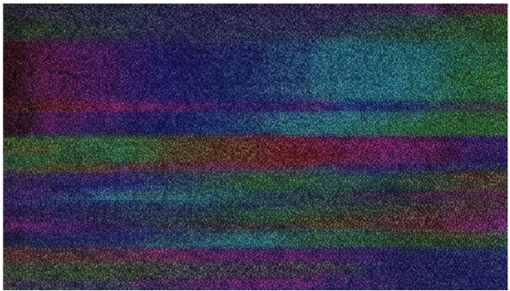 rainbow static
