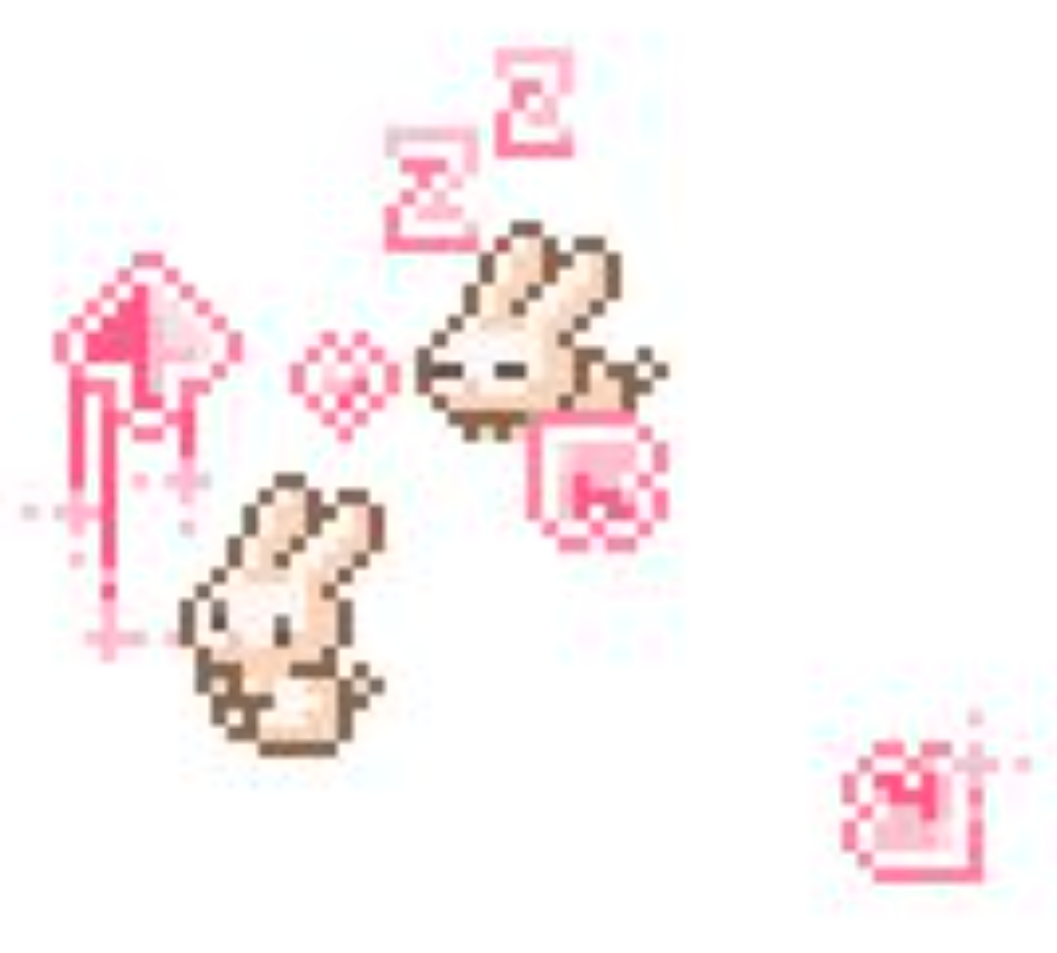  bunny sticker 2
