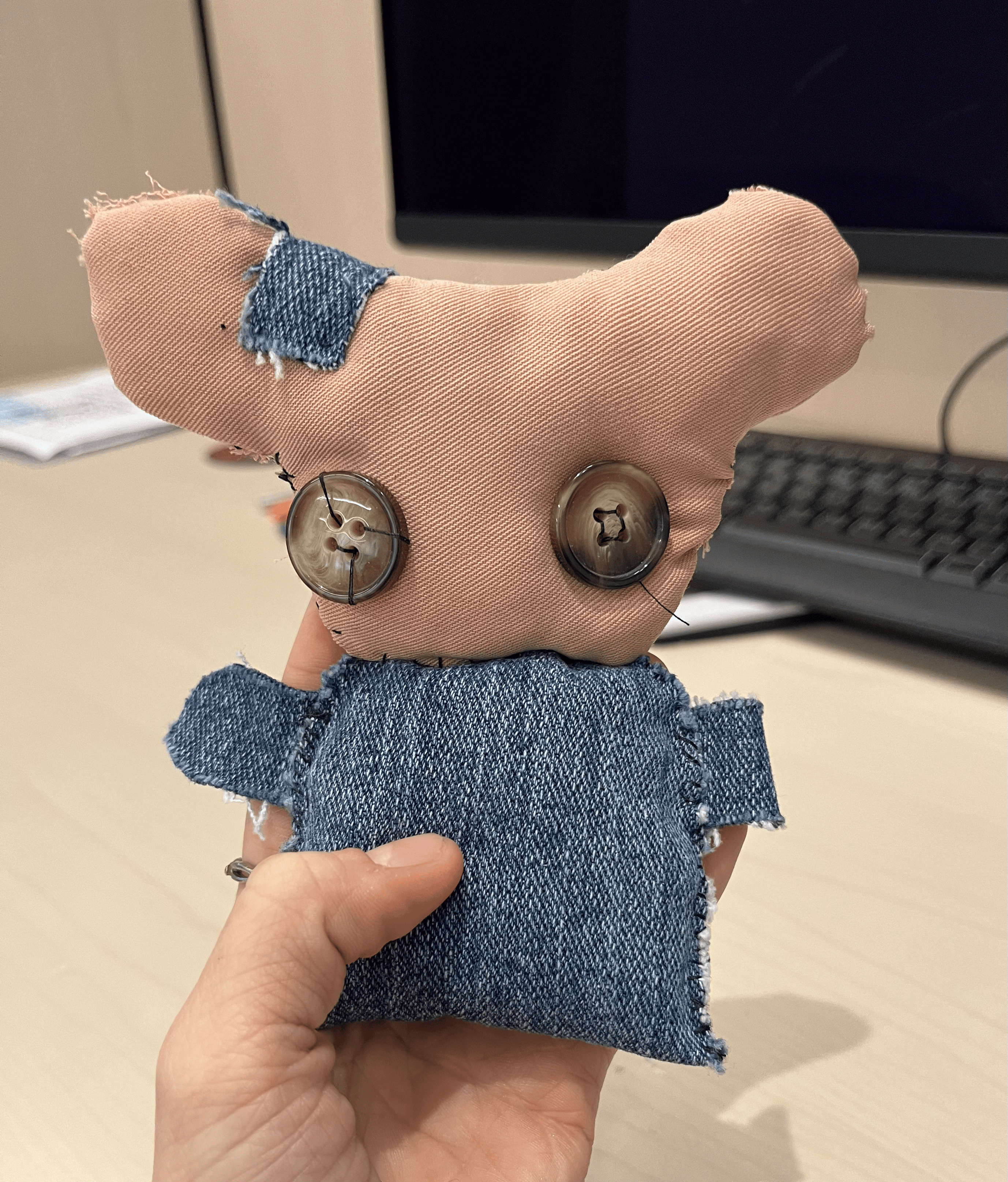 Handmade doll construction