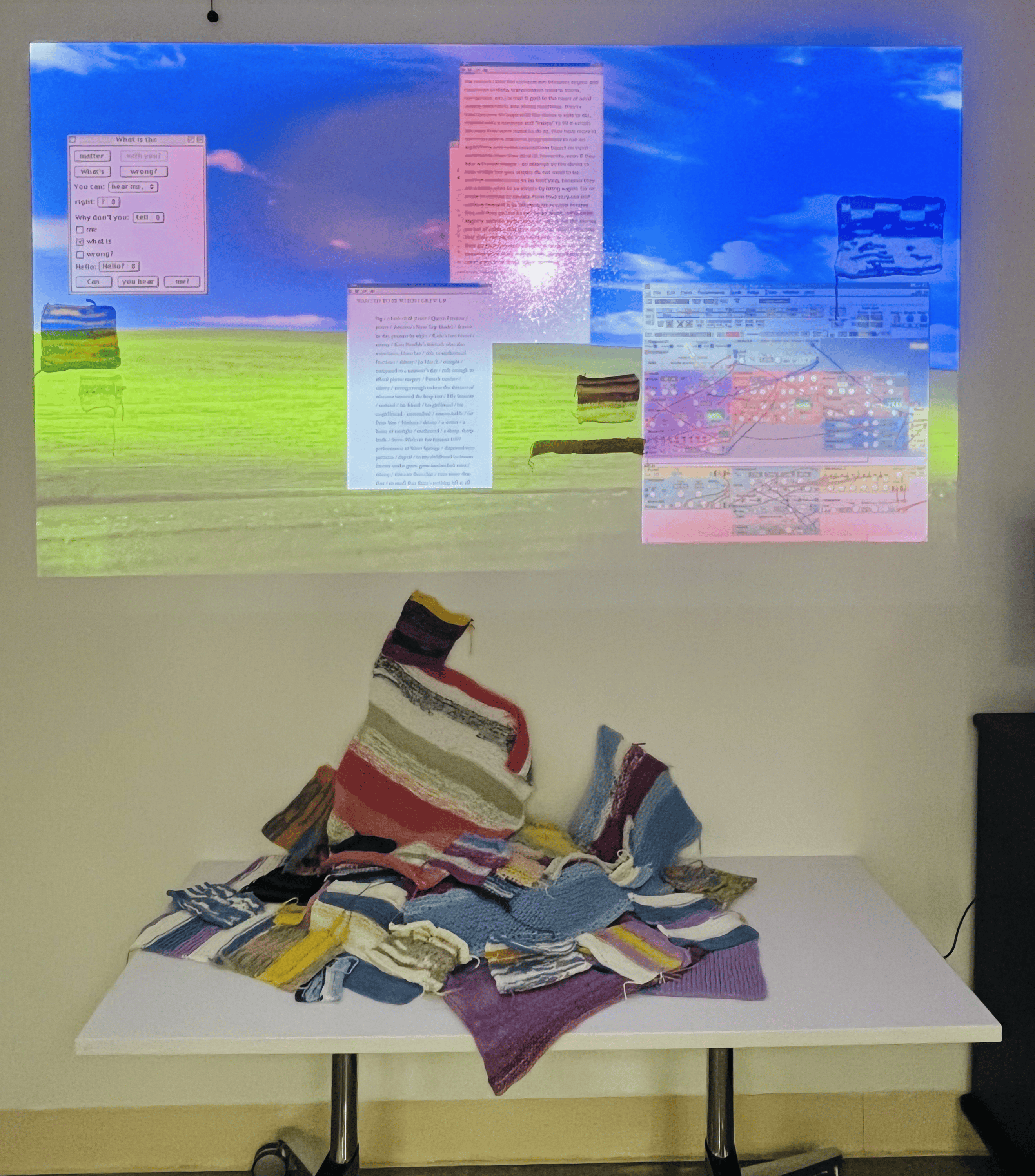 textile touch installation view 1