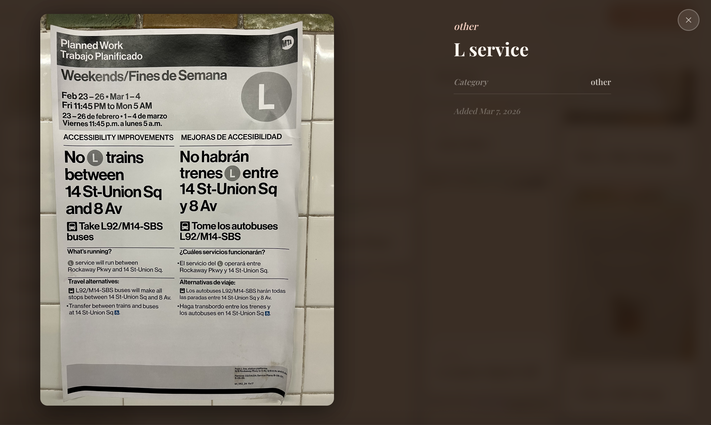 PASTE — Mobile browsing experience