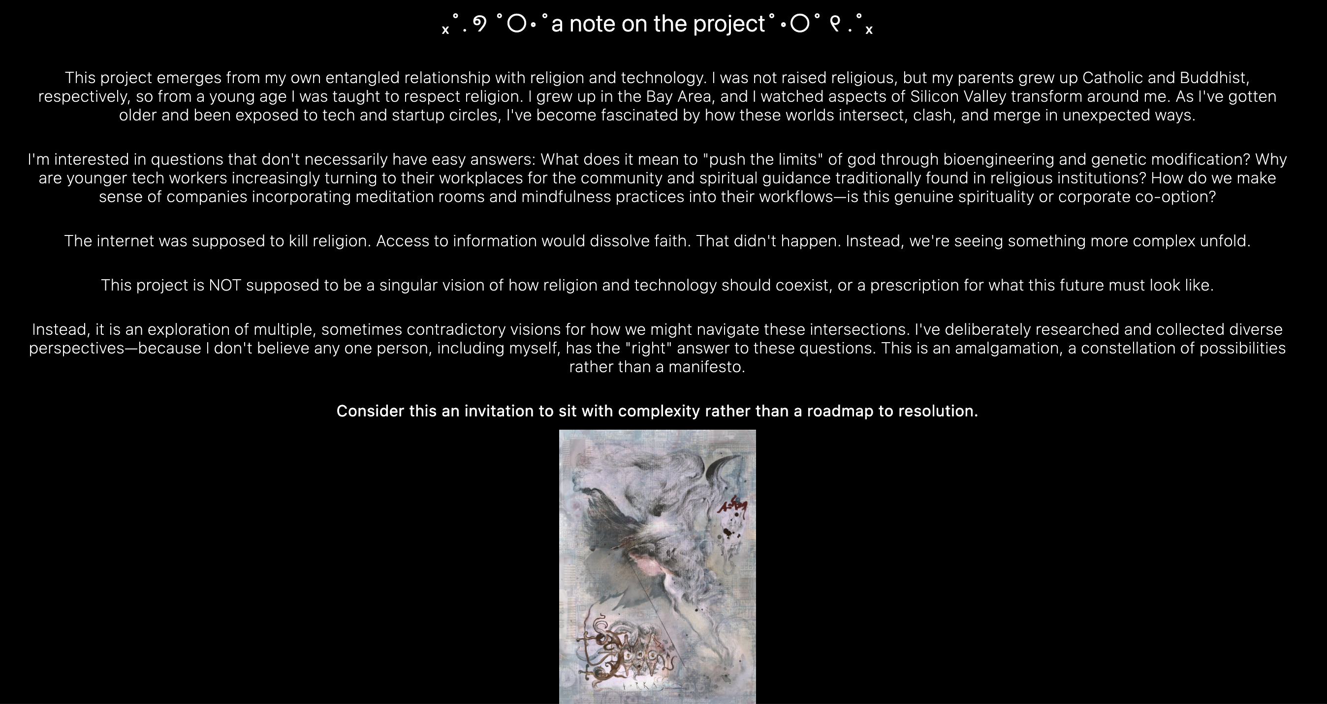 Techne — Calvino-inspired textual passages