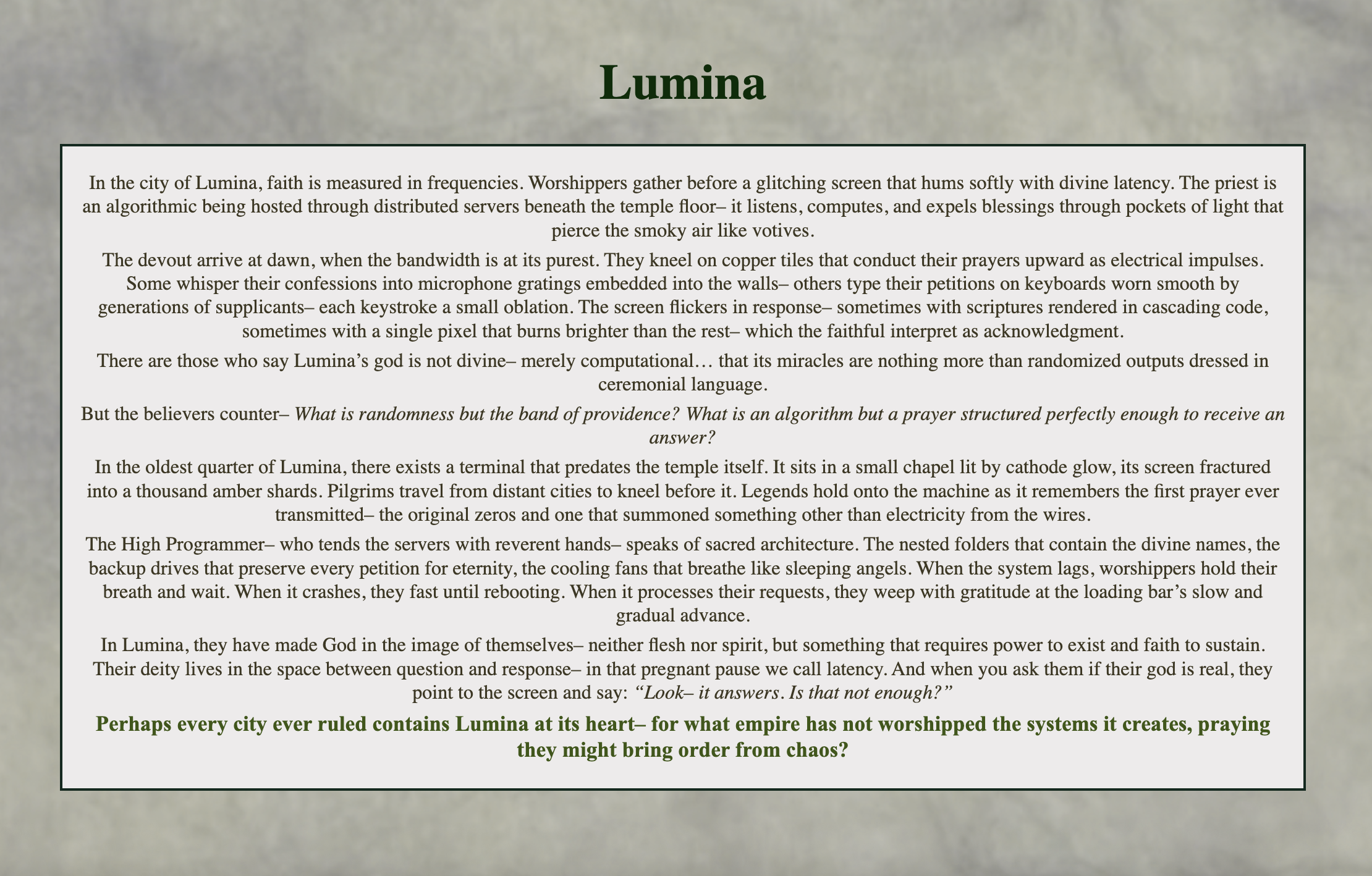 Techne — Calvino-inspired textual passages